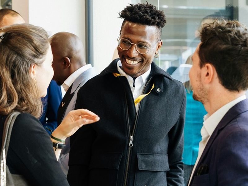Career event networking: Learning About Company Culture - German lesson
