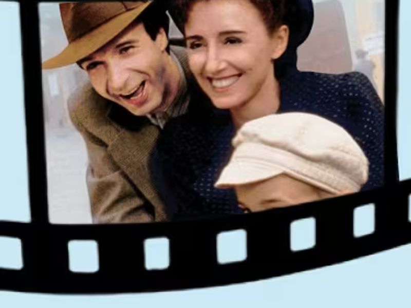 Scene illustrating a Italian-language la vita è bella (movie) (advanced) conversation